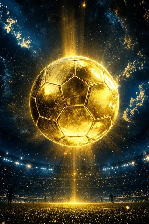 Sticker Goldener Ball
